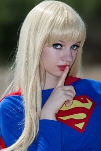 Supergirl Cosplay,Tempting