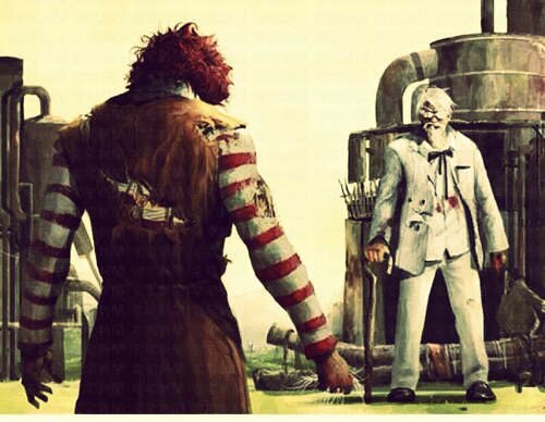 KFC, McDonald, War,funny
