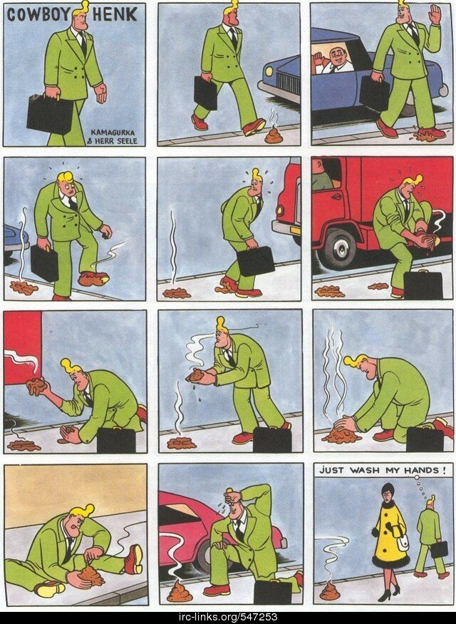 Cowboy Henk, Cartoon