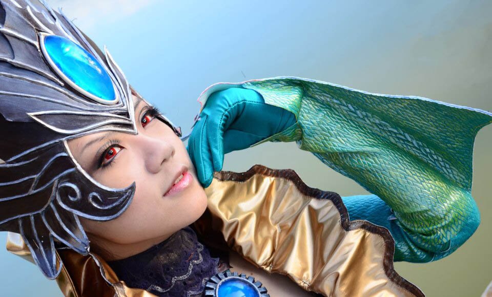 League of Legends, Nami Cosplay, Asian Beauty Cosplay,High Quality